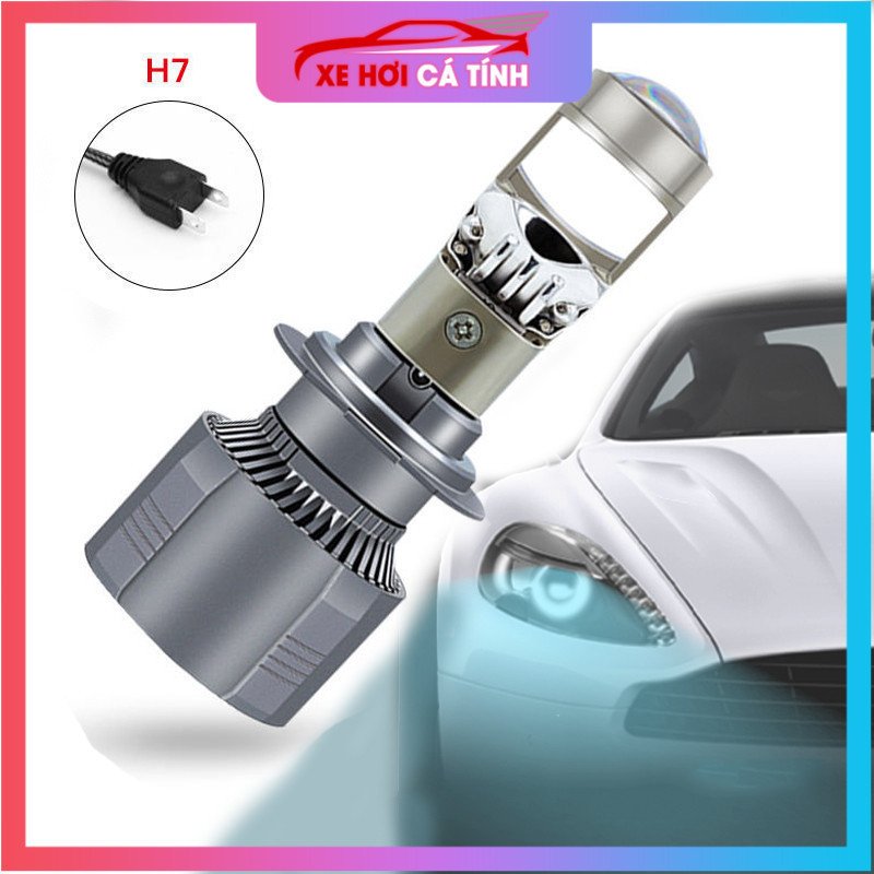 1 Cặp Bóng Đèn Pha LED H4 H7 H11 9005 HB4 6000K Cho Xe Hơi ​​Đèn LED